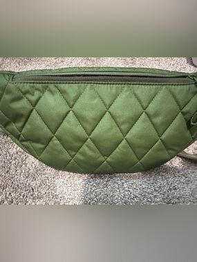 Crescent Sling Crossbody Quilted Green Crossbody Belt Bag Vera Bradley